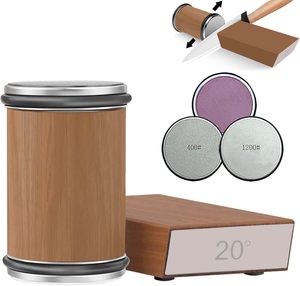 Kitchen Detachable Sharpening Stone Kit Manual Tumbler Diamond <b>Knife</b> <b>Sharpener</b> Roller Rolling <b>Knife</b> <b>Sharpener</b> Set for <b>Knives</b> - Product Image 1
