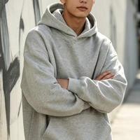 Sweat à capuche tendance pour homme, personnalisable avec logo, 360g, style rétro, poids lourd