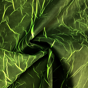 Thời trang cô gái áo khoác vải 100% <span class=keywords><strong>polyester</strong></span> mất trật tự Crepe in ấn đôi phải đối mặt với tùy chỉnh màu sắc huỳnh quang - Product Image 4