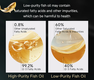 Capsules d'huile de poisson Oméga 3 en gélules molles, riches en EPA et DHA, certifiées ISO22000, naturelles, pour adultes, 60 unités, complément alimentaire de 24 mois, certifié IFOS - Product Image 6