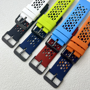 Correa de <span class=keywords><strong>Reloj</strong></span> Deportiva Transpirable de Silicona Porosa Resistente al Agua para Huami <span class=keywords><strong>Amazfit</strong></span>, Repuesto de 22 mm para <span class=keywords><strong>Reloj</strong></span> <span class=keywords><strong>Inteligente</strong></span> - Product Image 3