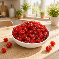 Cerises séchées certifiées Halal, cerises rouges confites, dénoyautes, en vrac, exportateur, fournisseur de fruits sucrés