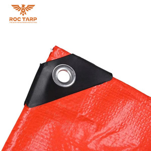 Bâche en PE robuste, coupe-vent et respirante, avec œillets, <span class=keywords><strong>pour</strong></span> usage industriel extérieur - Product Image 5