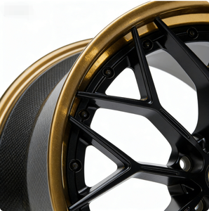 Jantes de course forgées en deux parties à profil profond personnalisé 5x112 5x114.3 5x120 18 19 20 21 22 pouces compatibles avec <span class=keywords><strong>Audi</strong></span> A4 A5 <span class=keywords><strong>A6</strong></span> A7 - Product Image 2