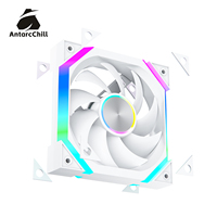 Kipas Casing AntarcChill Factory Direct 120mm Pola CD Tengah, Aliran Udara Tinggi, Kebisingan Rendah, Pendingin PWM untuk PC