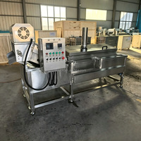 Machine à Frire les Chips de Banane et les Cacahuètes de Haute Qualité, Machine à Fabriquer des Snacks, Machine à Frire les Nuggets de Poulet à Bande Continue