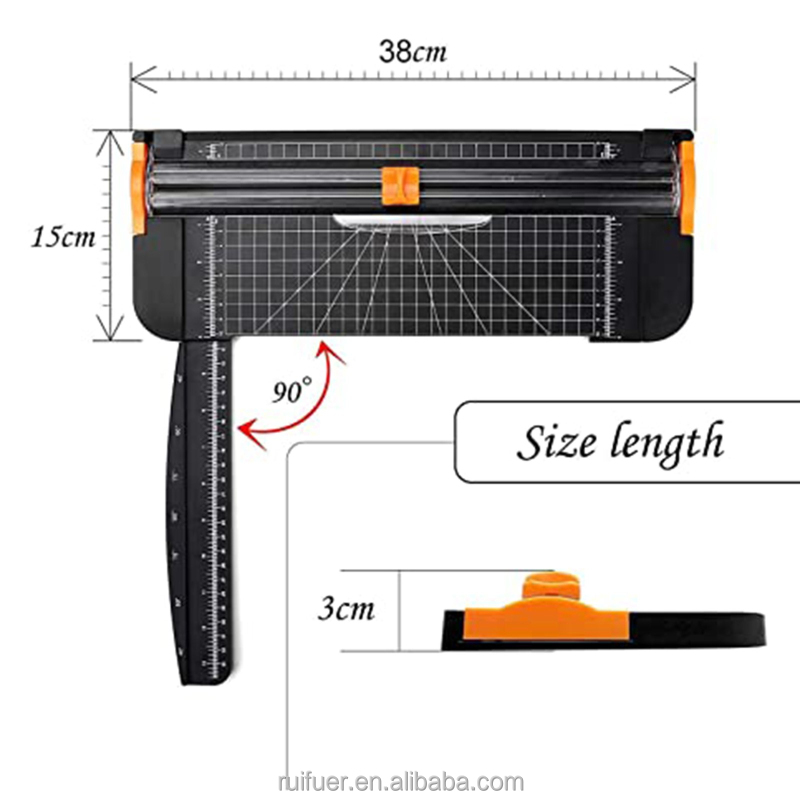 Tagliacarte Ghigliottina A4 12 Pollici – Con Righello, Lama In Titanio, Manuale