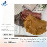 Braguitas de Algodón Cómodas para Mujer, 140 kg, Cintura Media, Sin Costuras, Estilo Francés, Antibacterianas, Tallas Grandes, Suministro ODM, Origen Shantou