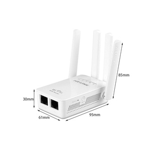 เราเตอร์ไร้สาย Pix-Link Wi-Fi Mini Router 300Mbps แบบดูอัลแบนด์ พร้อมเสาอากาศ 4 ต้น สำหรับใช้งานที่บ้านและสำนักงาน - Product Image 4
