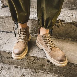Botas de Tobillo Chukka Martin Personalizadas de Alta Calidad para Hombre en Venta en Línea, Botas Chelsea de Cuero Genuino para Hombre - Product Image 5