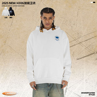 Sweat-shirt à capuche en coton entièrement zippé avec impression graphique personnalisée OEM/ODM 2026, broderie, sweat-shirt pour hommes