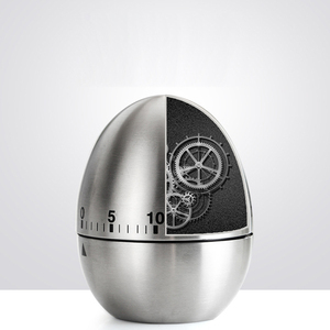 Temporizador Mecánico Visual de Acero Inoxidable de 60 Minutos para Cocina, Ideal para Cocinar Huevos - Product Image 4