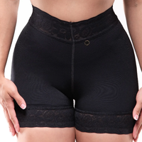 Shorts gainants pour femmes, double couche, effet bombant, style colombien, rehausseur de fesses et sculpteur de taille