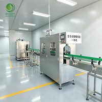 Ligne de production de remplissage d'eau en baril à vitesse réglable, nécessitant moins d'intervention humaine, pour atteindre un objectif de production de masse