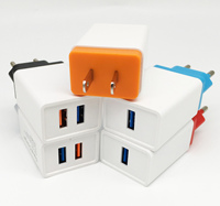 Chargeur rapide multi-ports QC3.0, prise EU/US, 1, 2 et 3 ports USB, adaptateur mural de charge rapide pour ordinateur portable, téléphone, tablette