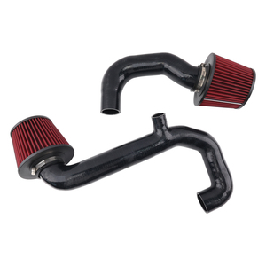 ชุดอุปกรณ์ดูดอากาศเย็นแบบไหลสูง (กรองอากาศคู่) – ใช้ได้กับ VW/Audi/BMW 1.4T/2.0T TFSI AIM080-BK-RD - Product Image 3