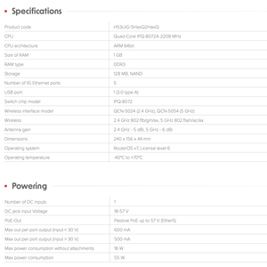 Enrutador inalámbrico <span class=keywords><strong>MikroTik</strong></span> Chateau PRO Ax con soporte WEP <span class=keywords><strong>2</strong></span>,4G/5G Dual Band <span class=keywords><strong>2</strong></span> antenas externas-Nuevo - Product Image 6