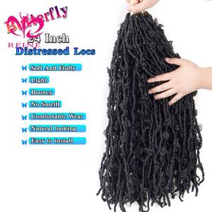 Vente en gros, 14/18/ 24/36 pouces, mèches de papillon douces, Crochet de tressage de cheveux, rouge, bleu, boîte de papillon lisse, Extensions de cheveux tressés - Product Image 6