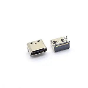 16pin Usb SMT Usb Type C Connector Female Type-c 16pin Female Connector Height 1.0mm