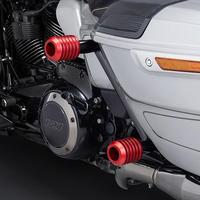 Nouvelle barre de protection de sacoche arrière en acier à faible teneur en carbone soudée TIG Advanblack pour HD Touring 2014+ - Noir brillant, rénovation/amélioration