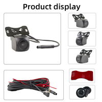 Caméra de recul HD CCD 4 LED pour voiture, vision nocturne, étanche IP68, grand angle 170°, universelle, réglable, branchement DC 12V pour voitures