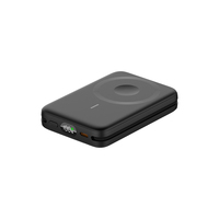 Banco de Energía Magnético Portátil de 10000 mAh con Pantalla Digital, PD20W, SCP22.5W, Cable USBC Integrado, para Teléfono y Reloj