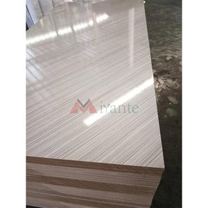 Panneau Mdf Uv haute brillance 4x8 pieds 1220*2440mm panneau de fibres de <span class=keywords><strong>bois</strong></span> Sublimation brillant Mdf blanc mélamine face Mdf - Product Image 5