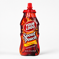 Sachets Doypack écologiques avec bec verseur pour liquides, jus et aliments, en plastique, pour emballage et distribution en gros