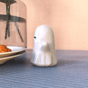 Juego de Salero y pimentero con forma de fantasma personalizado al por mayor, decoración de cocina de cerámica espeluznante para accesorios de mesa de fiesta - Product Image 5