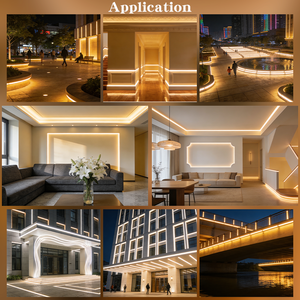 Bande lumineuse LED néon flexible en silicone courbée 24V 12V haute luminosité pour extérieur, éclairage DIY à façonner - Product Image 6