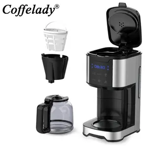 12cups 1.2l Smart Coffee Maker Stainless Steel Drip Coffee Machine Wifi Coffee Machine