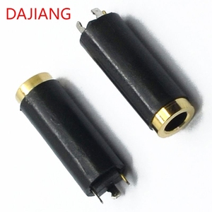DAJIANG OEM <span class=keywords><strong>Conector</strong></span> <span class=keywords><strong>hembra</strong></span> personalizado 3,5mm 3 polos 6.0D 20L <span class=keywords><strong>Conector</strong></span> de enchufe de audio para auriculares - Product Image 2