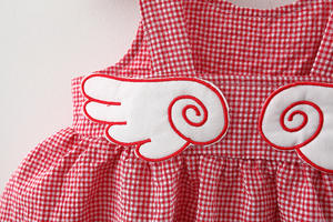 ชุดเดรสเด็กผู้หญิงสีชมพูสำหรับฤดูร้อน ขายส่ง เสื้อผ้าเด็ก ชุดนางฟ้ามีปีก จากซัพพลายเออร์จีน - Product Image 6