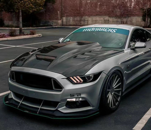 Modification automobile Conversion Remise à neuf Capot en fibre de carbone pour <span class=keywords><strong>Ford</strong></span> <span class=keywords><strong>Mustang</strong></span> 2015-2022 Mise à niveau au style TF - Product Image 6