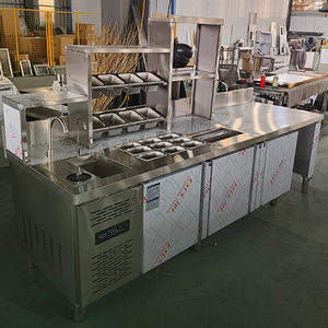 Comptoir de bar à thé au lait rafraîchissant de haute qualité, design personnalisé pour bar à bubble tea - Product Image 4