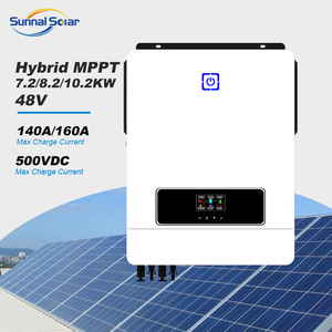 อินเวอร์เตอร์พลังงานแสงอาทิตย์แบบไฮบริด MPP 10Kw <span class=keywords><strong>10.2</strong></span>กิโลวัตต์ออฟกริด48โวลต์ถึง230โวลต์เอาท์พุทคู่อินเวอร์เตอร์ครบชุด - Product Image 1