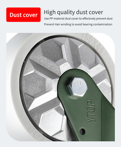 <span class=keywords><strong>5</strong></span> Zoll Nylon-Lenkrollen für Möbelindustrie Wagen Hohe Belastbarkeit 680KG Platte Schwerlast-Rollen - Product Image 3