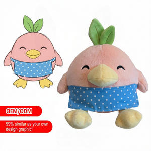 Fabricante de Juguetes de Peluche Personalizados OEM/ODM, Mini Peluche de Pájaro, Tiburón Hambriento, Juguete de Peluche con Boca Abierta, Regalo, Diseño Personalizado, Muñeco de Peluche, Llavero - Product Image 1