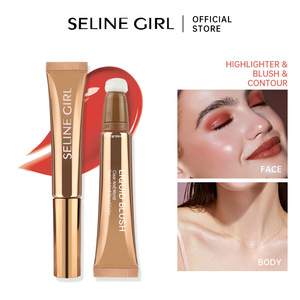 Iluminador Líquido Mineral de Larga Duración Seline Girl, 10 Colores, 15g, Alta Pigmentación, Cambia de Color, Contorno, Bronceador, Rubor para Rostro y Cuerpo - Product Image 2