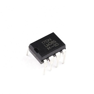 LM386N LM386 โอปแอมป์แบบเสียบตรง ชิปขยายเสียงกำลังแบบโมโน DIP-8 ไอซีขยายเสียงกำลัง LM386N - Product Image 1