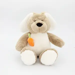 Rabbit stuffed toy with carrot peluche di coniglio plush bunny long ear conejo de peluche de oreja larga