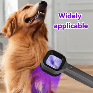 Lámpara de Wood <span class=keywords><strong>Veterinaria</strong></span> de Grado Médico Derry con 16 Emisores LED UV <span class=keywords><strong>para</strong></span> Examen de Piel en Gatos y <span class=keywords><strong>Perros</strong></span>, Lámpara de Wood <span class=keywords><strong>para</strong></span> Clínica <span class=keywords><strong>Veterinaria</strong></span> - Product Image 1