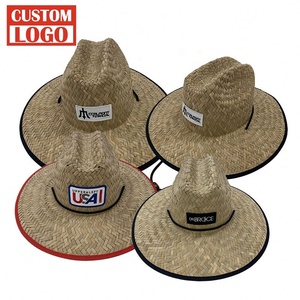 Woven Cap Cowgirl Wholesale Summer Vacation Beach Bag and Hat Sets Straw Cowboy Hat Custom