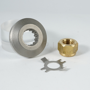 Nouvelle Version Kit de quincaillerie pour hélice de <span class=keywords><strong>bateau</strong></span> hors-bord interchangeable en acier inoxydable, avec butée de moyeu à 13 cannelures pour moteurs - Product Image 1