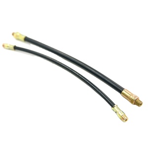 Nouveau 1 pièce <span class=keywords><strong>Raccord</strong></span> flexible pour pistolet à graisse, en plastique antidéflagrant, bleu/noir, haute pression 4500-10000 psi pour pistolet à graisse - Product Image 4