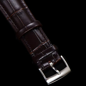 Montre-bracelet ronde pour homme, luxueuse, élégante et raffinée, avec une qualité exceptionnelle, affichage de la réserve de marche, bracelet de 20 mm - Product Image 5