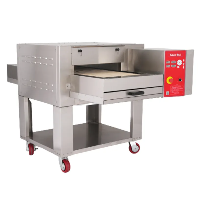 Large Production Ability Commercial Pizza Oven Pizza Tunnel Oven Stone Conveyor Oven For Sale