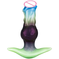 Plug anal fantaisie Alien en forme de monstre Harry, Dildo texturé réaliste en silicone liquide avec ventouse, Jouet pour adultes pour femmes et hommes