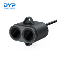 DYP-A25 étanche facile à installer 10-50 ° Angle de faisceau plage réglable capteur de Distance à ultrasons pour Robot de tonte Robot AGV