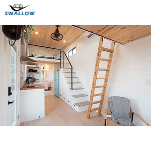 Mini <span class=keywords><strong>Case</strong></span> Mobili in Legno Modulari Piccole <span class=keywords><strong>Case</strong></span> Mobili Su Ruote Prefabbricate in <span class=keywords><strong>Vendita</strong></span> - Product Image 5